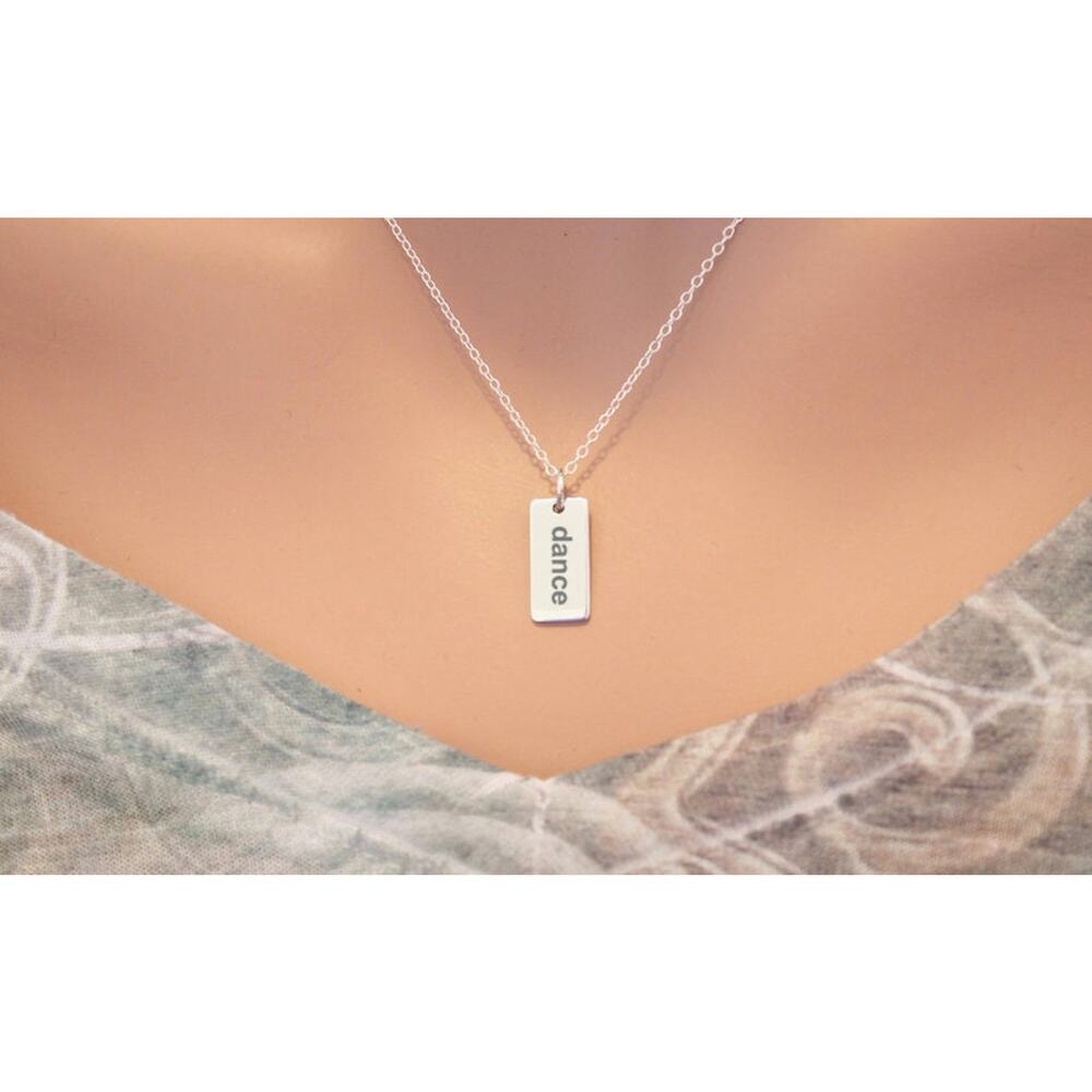 Sterling Silver Dance Necklace